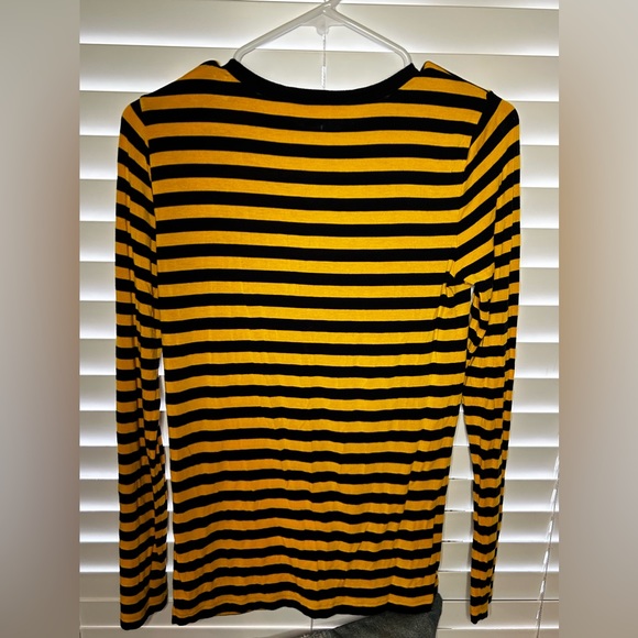 Michael Kors stripped long sleeve top - Picture 2 of 4